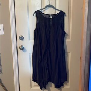 Elegant Gray Sleeveless Sundress